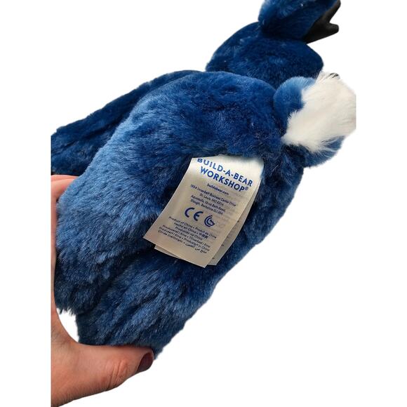 Build A Bear Workshop Tinsel The Reindeer 16" Plush Stuffed Animal Blue BAB - Picture 4 of 6